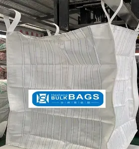 HESHENG pp gewebt 500kg 1000kg 1500kg Big Bag Bulk Bag Brennholz sack für Holz Big Mesh Net Packing Fibc Bag
