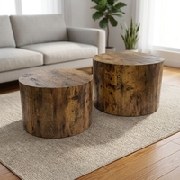 Table basse ronde contemporaine en bois MDF écologique, design personnalisé, pour la maison, le salon, marque Jite