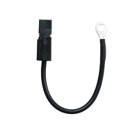 Kit de câbles de batterie audio pour voiture avec porte-fusible - Câble d'alimentation rouge et noir pour l'installation d'un amplificateur et d'un caisson de basses - Amélioration 12V pour véhicule