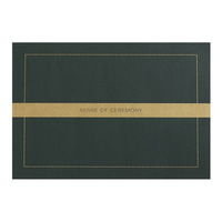 Tapis de Table de sérigraphie réutilisable en cuir PVC carré de haut niveau de Style européen classique isolation thermique vaisselle fruits