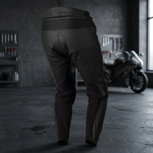 Pantalon en cuir pour hommes pour motard, pantalon en cuir véritable pour hommes - Product Image 3
