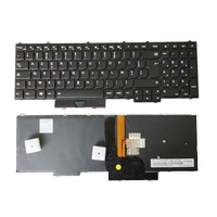Clavier d'ordinateur portable français FR à prix de gros pour Lenovo Thinkpad P50 P51 P70 P71 avec cadre rétroéclairé