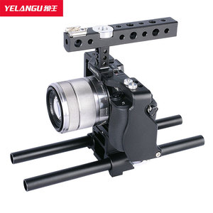 YELANGU กรงกล้องสำหรับ A6000 A6300 A6400 A6500อะลูมิเนียมอัลลอยด์ปล่อยเร็วชุดสตรีมสด - Product Image 2