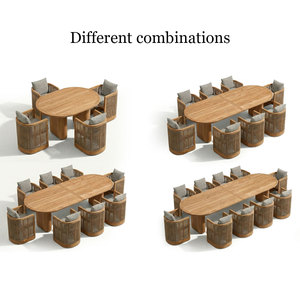 YORLLA Set <span class=keywords><strong>da</strong></span> Pranzo <span class=keywords><strong>da</strong></span> Giardino in Teak Moderno Personalizzato, Produttore all'Ingrosso di <span class=keywords><strong>Tavoli</strong></span> e Sedie <span class=keywords><strong>da</strong></span> <span class=keywords><strong>Esterno</strong></span> <span class=keywords><strong>Resistenti</strong></span> <span class=keywords><strong>alle</strong></span> <span class=keywords><strong>Intemperie</strong></span> - Product Image 4