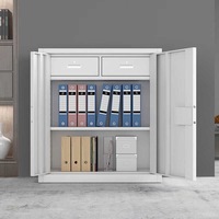 Armoire de classement métallique moderne de haute qualité pour bureau commercial, verrouillable avec serrure à code