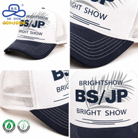 Fábrica de Gorras OEM ODM, Gorras Trucker de Verano con Malla Trasera, Diseño Bicolor Personalizado, para Unisex, Casual