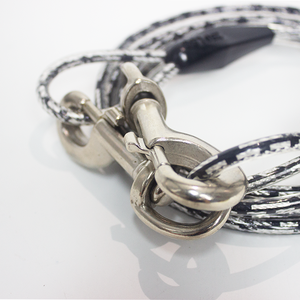 Guinzaglio per Cani in Lega Rivestita in PVC e Nucleo in Plastica con Nastri, Stile Classico Morbido, Durevole, Regolabile, Traspirante, Alla Moda e Semplice - Product Image 2