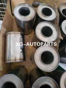 Silenciador de escape XG a precio barato, Colector de llama de acero inoxidable con resonador de diferentes tamaños - Product Image 4