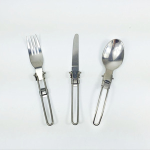 Ensemble <span class=keywords><strong>de</strong></span> <span class=keywords><strong>couverts</strong></span> pliables et détachables <span class=keywords><strong>en</strong></span> acier inoxydable <span class=keywords><strong>3</strong></span> <span class=keywords><strong>en</strong></span> <span class=keywords><strong>1</strong></span>, cuillère, fourchette, pour la <span class=keywords><strong>randonnée</strong></span>, la survie, le camping - Product Image 5