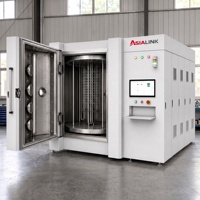 Machine de revêtement PVD par ionisation sous vide à écran tactile AsiaLink PLC pour le traitement de surfaces multi-matériaux