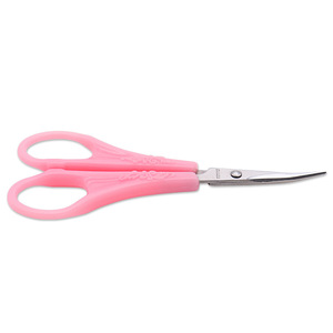 Tijeras de sastre de acero inoxidable, color rosa, con cabeza invertida, hoja de 25 mm para cortar tela, papel y cuero - Product Image 3