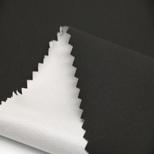 50D đàn hồi cao polyester pongee vải trái phiếu với trắng TPU màng cho chức năng vật liệu may mặc - Product Image 3