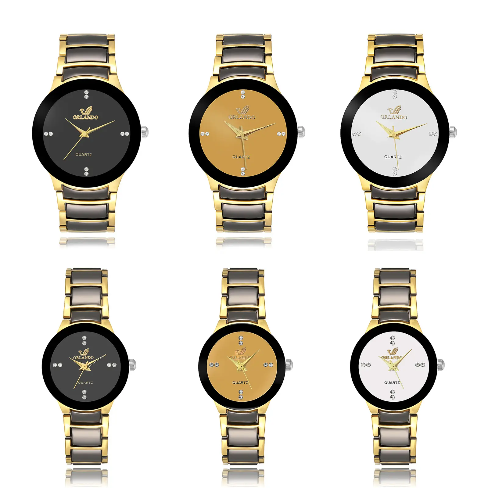 Quartz Watch Luxury Sports Men Wristwatches Digital Watch for Women Clock Stainless Steel Glass Wholesale Fashion Design Couples