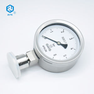 उच्च परिशुद्धता जंग प्रतिरोध डायाफ्राम दबाव नापने का यंत्र सभी स्टेनलेस स्टील सील सेनेटरी डायाफ्राम - Product Image 3