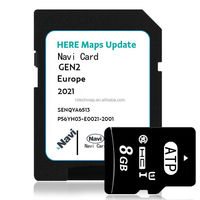 Tarjeta TF de 8GB para Navegación Subaru Gen2, GPS, CID Karte, Actualización de Mapas Más Reciente, Tarjeta Mini SD para Navegador de Coche