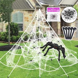 <span class=keywords><strong>D</strong></span>écoration de fête <span class=keywords><strong>d</strong></span>'Halloween en extérieur, qualité supérieure, prix <span class=keywords><strong>d</strong></span>'usine, toile <span class=keywords><strong>d</strong></span>'<span class=keywords><strong>araignée</strong></span> triangulaire en polyester, simulation de peluche, accessoire <span class=keywords><strong>d</strong></span>'<span class=keywords><strong>araignée</strong></span> - Product Image 4