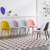 Échantillon Gratuit Chaise de Salle à Manger Contemporaine Portable Minimaliste Nordique Rembourrée Sans Accoudoirs Écologique Durable KS247 pour la Maison