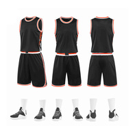 Débardeur de sport personnalisé double tissu polyester concevez votre logo maillot de basket-ball réversible