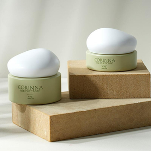 Thiết kế mới 30/50g ml/100/120 chai thủy tinh gói chăm sóc da với bơm kem dưỡng da/phun đá hình dạng nắp - Product Image 3