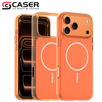 Coque de téléphone magnétique mate antichoc pour iPhone 16 Pro Max, compatible également avec iPhone 17 Air et 15 Pro Max