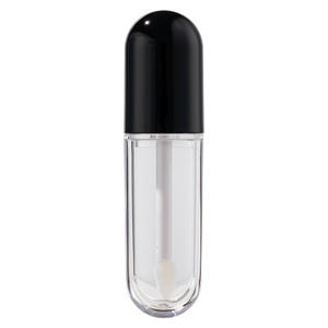 Tubos de Brillo Labial de Plástico Transparente de Alta Calidad de 4 ml con Serigrafía de Logotipo Personalizado, MOQ Bajo, Envases para Lápiz Labial - Product Image 4