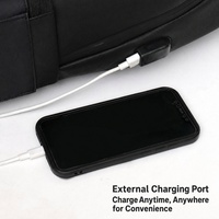 Bolsa de Viaje Impermeable de Lujo Antirrobo para Negocios, con USB, Gran Capacidad, para la Escuela, Universidad, Computadora Portátil, Mochila