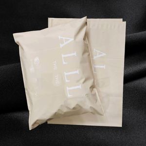 Nude S/M/L Custom <b>Printed</b> Logo Beige Envelope <b>Clothes</b> Mail Bag Clothing Packaging Plastic Poly Mailing Bags - Product Image 1