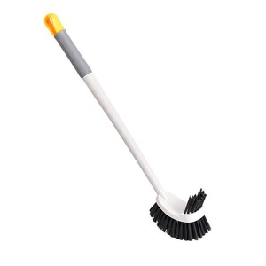 Double Sided Toilet Brush Wall <b>Mounted</b> Plastic Cleaning Tool For Bathroom Use With No Dead Angles - Product Image 5