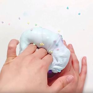 Hot Sale New Popularity Fluffy <b>Slime</b> Crystal Colorful Ice Cream Rainbow Silk Kids Educational Decompress Butter Toy Playdough - Product Image 4