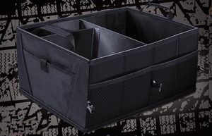 Washable Car Bag Organizer Heavy Duty Collapsible Trunk Organizer Cargo Storage Box