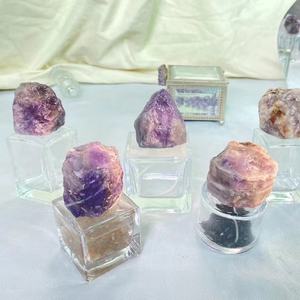 Tappi per Bottiglie Intagliati e Incisi in <span class=keywords><strong>Pietra</strong></span> Naturale Semi-Preziosa: Diaspro Rosso, Ametista, Lapislazzuli, Occhio <span class=keywords><strong>di</strong></span> Tigre, Quarzo Rosa - Product Image 2