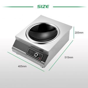 5000 Watts Commerciale Cuisinière table <span class=keywords><strong>de</strong></span> <span class=keywords><strong>Cuisson</strong></span> Cuisinière À Induction Avec 5Kw Grande <span class=keywords><strong>Puissance</strong></span> - Product Image 3