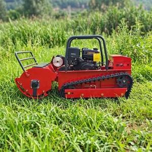 Livraison gratuite, tondeuse à gazon robotisée télécommandée avec chenilles en caoutchouc agricoles, moteur CE EPA - Product Image 6