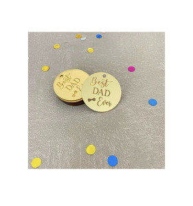 Feliz Día del Padre, el mejor papá, adorno acrílico para pastel para Decoración de Pastel de padre para decoraciones de fiesta del Día del Padre - Product Image 1
