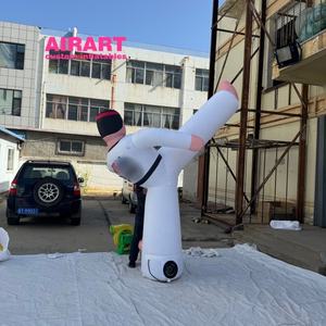 Homme gonflable bon marché <span class=keywords><strong>de</strong></span> Taekwondo pour la publicité, <span class=keywords><strong>ballon</strong></span> gonflable <span class=keywords><strong>de</strong></span> mascotte d'approvisionnement direct d'usine pour la gymnastique <span class=keywords><strong>de</strong></span> boxe - Product Image 2