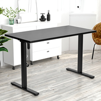 Bureau de travail sur pied moderne haut de gamme SAMDI en bois et métal, hauteur réglable de 720 à 1170 mm, assemblage DIY pour usage domestique, table de jeu