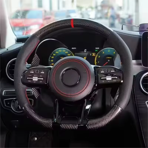 Volant en cuir modifié personnalisé pour Mercedes Benz Sls Class <span class=keywords><strong>Amg</strong></span> Gt Volant pour Benz W212 - Product Image 1