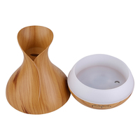 Humidificateur d'air électrique en plastique imitation bois foncé pour la maison, mini diffuseur d'arômes, huile essentielle, pour hôtel, à poser sur table, vente en gros 1