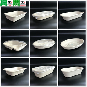 Custom Service Biodegradable Sugarcane Bagasse <strong>Paper</strong> Pulp Dessert Cake Tray Bio Eco Friendly <strong>Small</strong> Mini Food <strong>Plates</strong> - Product Image 5