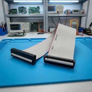 Maßgefertigter 2,54mm Rastermaß IDC-Steckverbinder Flachbandkabel 28AWG Verzinntes Kupfer PVC-Isolierte Verkabelung Steckverbinder Elektronik - Product Image 2