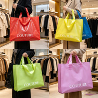 Sacs en plastique découpés sur mesure avec logo personnalisé, réponse rapide, durables, de haute qualité, pour la vente au détail et les supermarchés, directement de l'usine