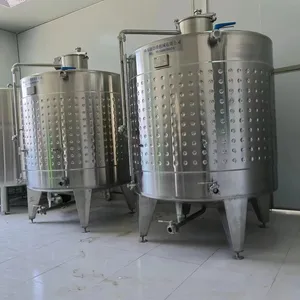 Şarap depolama tankı 20BBL şarap tankı 2500L alkol tutma tankı SUS 304