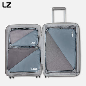 LZ 3 Set Cubos de embalaje de compresión ultraligeros <span class=keywords><strong>Maleta</strong></span> <span class=keywords><strong>Mochila</strong></span> Bolsas organizadoras de <span class=keywords><strong>viaje</strong></span> para equipaje de <span class=keywords><strong>viaje</strong></span> Vacaciones Viajes de negocios - Product Image 5
