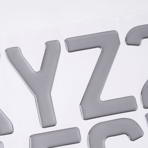 <span class=keywords><strong>Lettre</strong></span> de Gel de paillettes de ruban de Fiber de carbone noir 3D 3mm 5mm avec numéro de <span class=keywords><strong>plaque</strong></span> <span class=keywords><strong>d</strong></span>'<span class=keywords><strong>immatriculation</strong></span> coloré adhésif <span class=keywords><strong>plaque</strong></span> <span class=keywords><strong>d</strong></span>'<span class=keywords><strong>immatriculation</strong></span> <span class=keywords><strong>Europe</strong></span> - Product Image 1