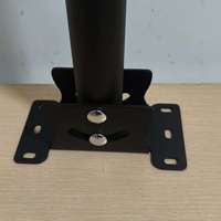 Support triangulaire réglable robuste, résistant aux intempéries, avec revêtement en poudre, pour montage Starlink sur toit, camping-car, terrasse, réception de signal améliorée