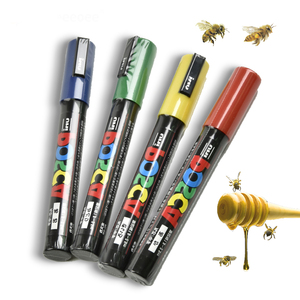 Nouveau stylo <span class=keywords><strong>marqueur</strong></span> pour reines d'abeilles, couleur ROUGE/jaune/bleu/vert/blanc, <span class=keywords><strong>marqueur</strong></span> <span class=keywords><strong>Posca</strong></span> PC3M - Product Image 1