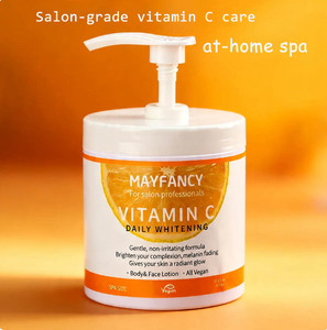 Produit phare : Lotion quotidienne <span class=keywords><strong>corps</strong></span> et visage Mayfancy à la vitamine C, format SPA, 500 ml, formule végétalienne pour tous types de peau - Product Image 2