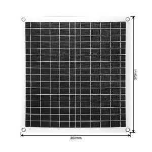 Panneau Solaire Monocristallin Flexible 5W 10W 5V 6V, Module Photovoltaïque 15W 20W 12V 18V pour Calculatrice, Moteur, <span class=keywords><strong>Routeur</strong></span> - Product Image 4
