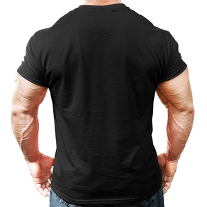 Camiseta personalizada de gran tamaño para deportes al aire libre, Camiseta de algodón liso para correr, ropa deportiva, camiseta transpirable - Product Image 3