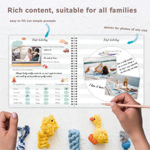 Carnet de notes relié rigide Myway 2026 Hello Little One, design <span class=keywords><strong>personnalisé</strong></span>, journal quotidien pour bébé, <span class=keywords><strong>livre</strong></span> de souvenirs pour les premières années de bébé - Product Image 5
